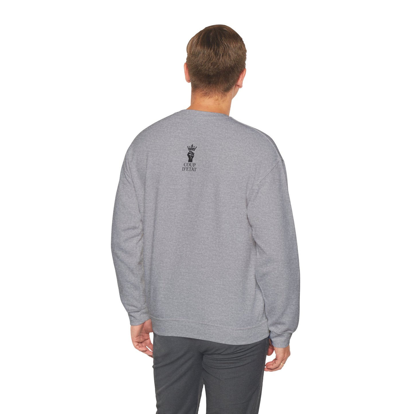 Crewneck Sweatshirt — “Walking With The Confidence Of A Mediocre White Man” Statement Pullover