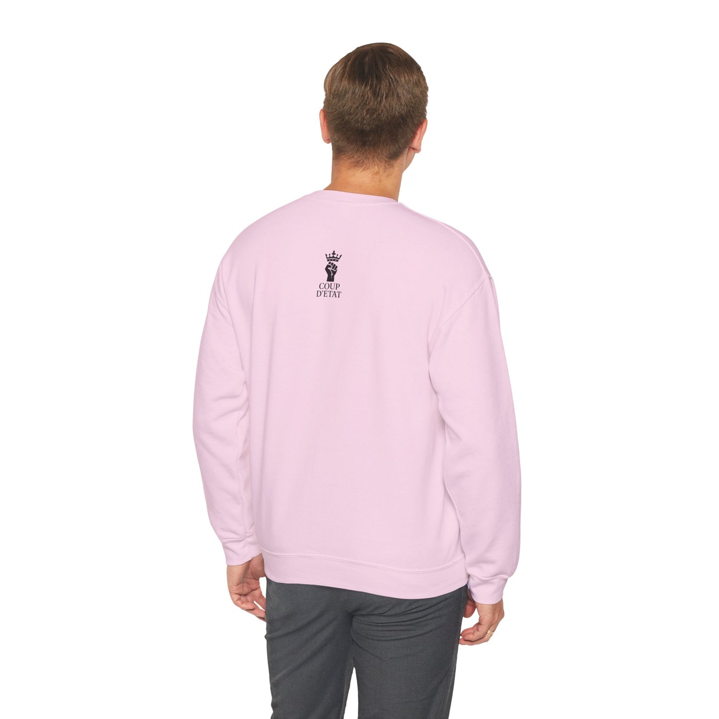 Crewneck Sweatshirt — “Walking With The Confidence Of A Mediocre White Man” Statement Pullover