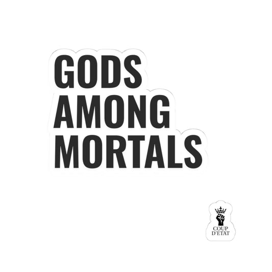 Gods Among Mortals Sticker